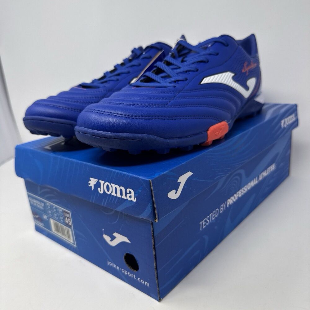 JOMA Aguila 25 Mens US 11.5 Royal Blue Turf Soccer Shoes AGUS2504TF NEW